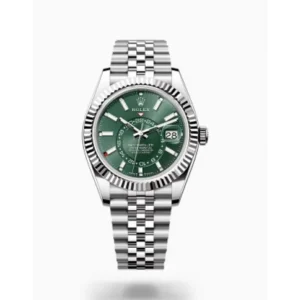 Trendy Rolex Skydweller Limited Edition Green Watch For Men (SHH04727)