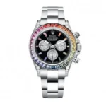 Trendy Rolex Daytona Rainbow Diamond Watch For Men (SHH04752)