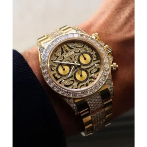 Trendy Rolex Tiger Eye Hardik Pandya Edition Watch For Men (SHH04753)