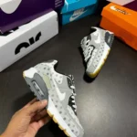 Branded Airmax 90 Light Grey Running Shoes
